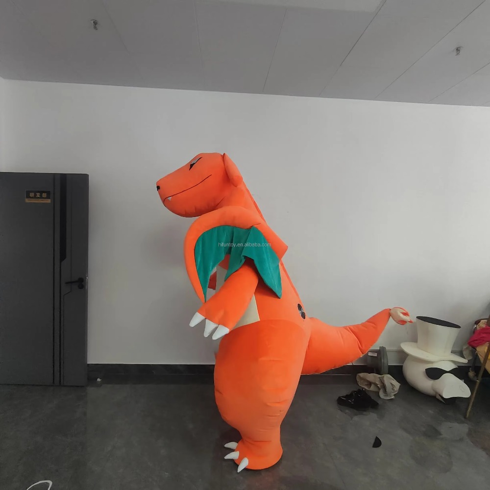 زي تنكري قابل للنفخ على شكل دي - مراجعة Inflatable Dinosaur Costume Adult وسعره