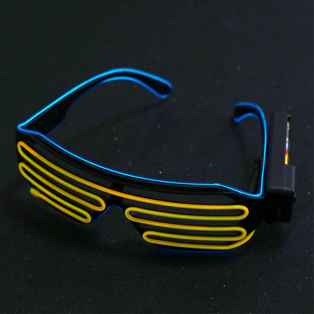 نظارات LED لاسلكية مضيئة أنيقة - مراجعة Glow In The Dark Party Glasses وسعره